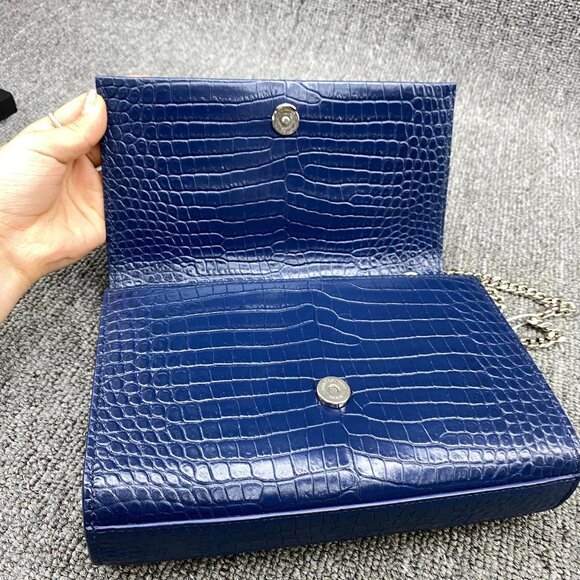 100% Authentic Yves Saint Laurent Kate Tassel Small Chain Shoulder Bag - Picture 10 of 14